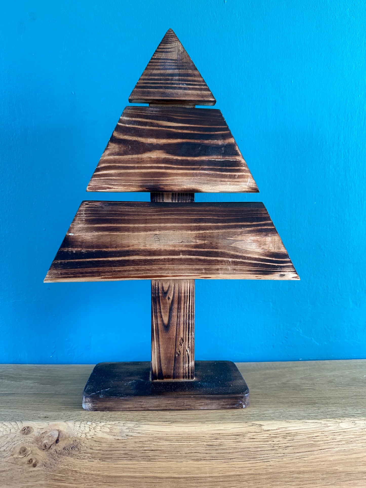 Rustic Minimalist Wooden Christmas Tree