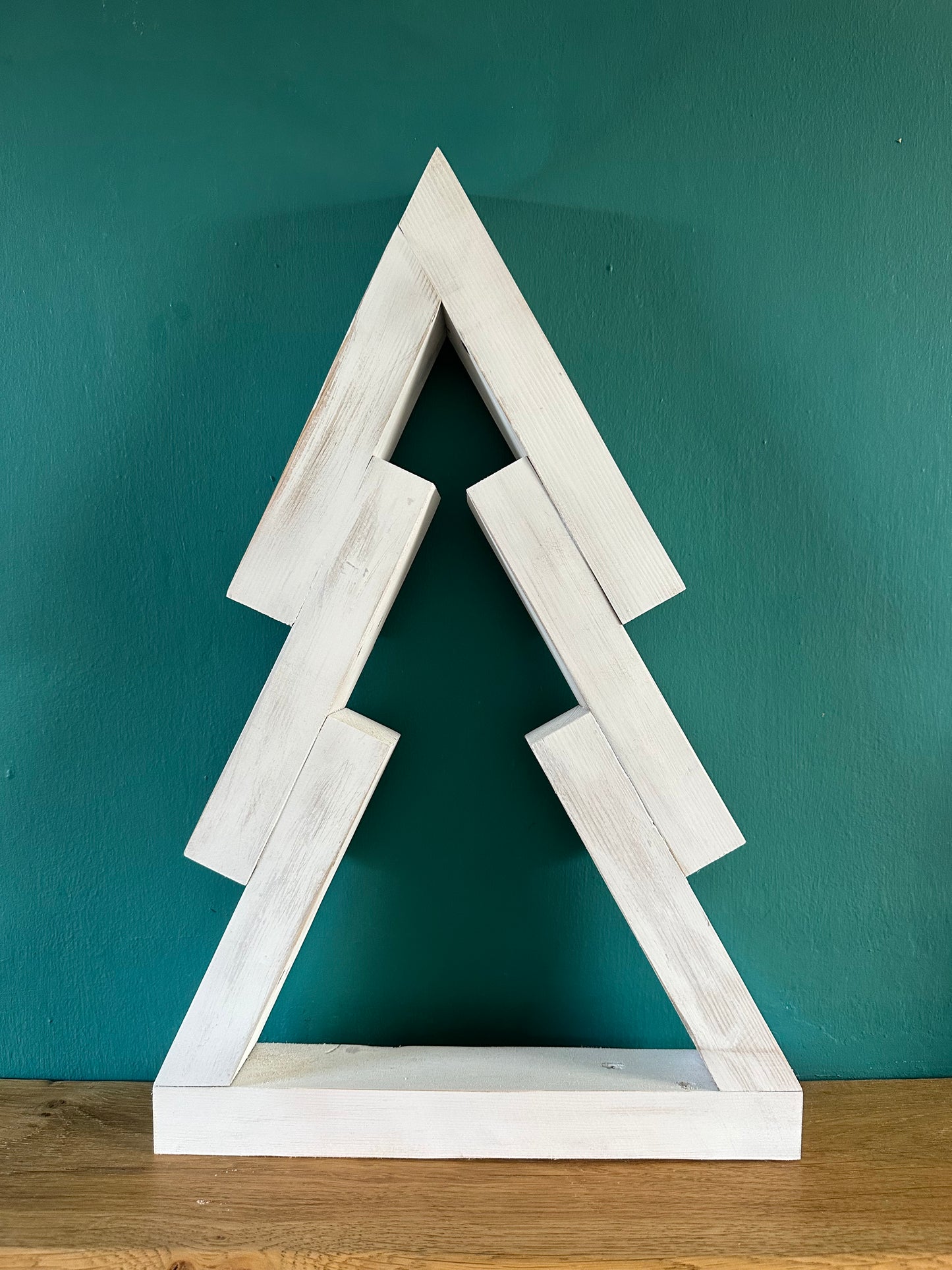 Geometric Wooden Christmas Tree