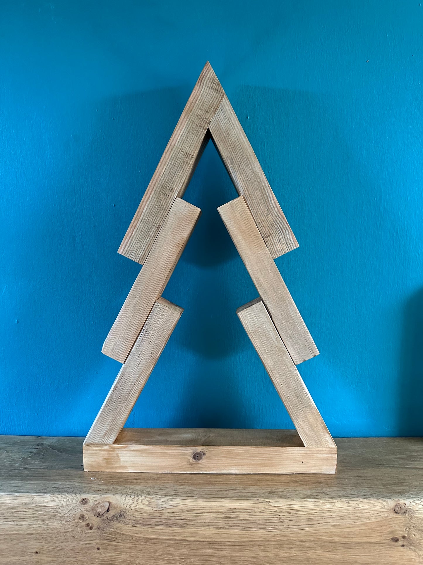 Geometric Wooden Christmas Tree