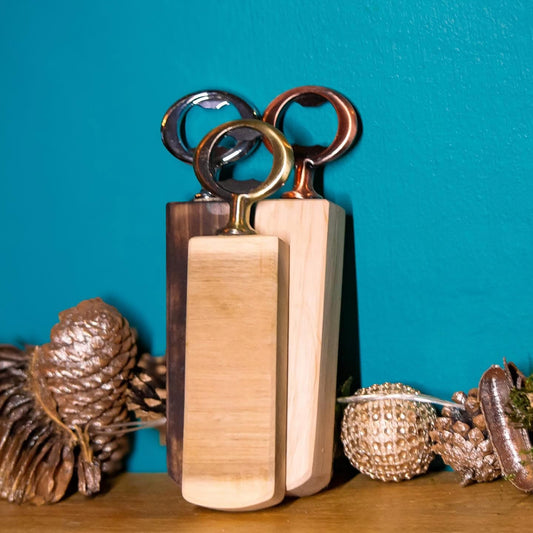 Rustic Wood Bottle Opener