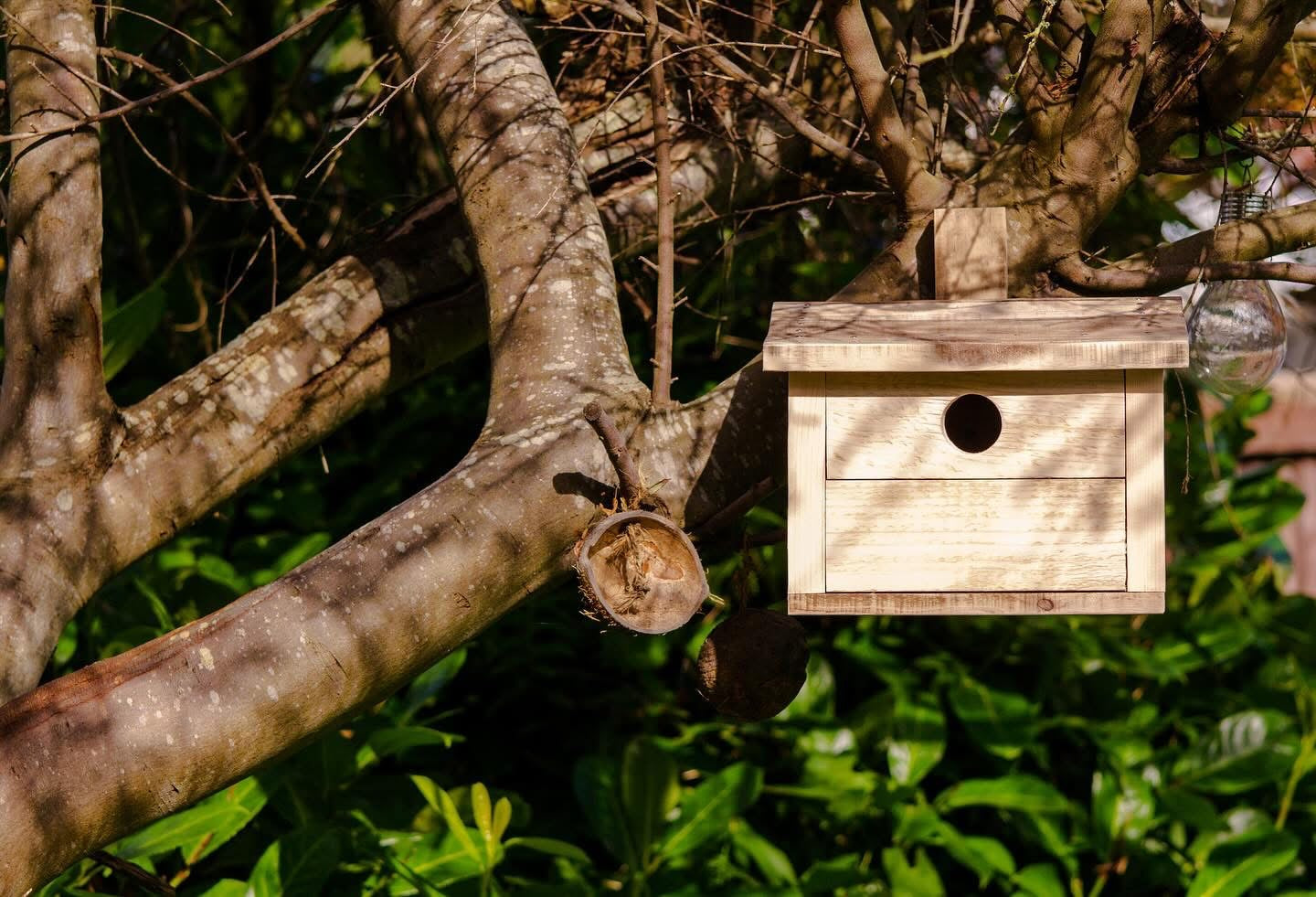 Rustic Handmade Wooden Birdhouse