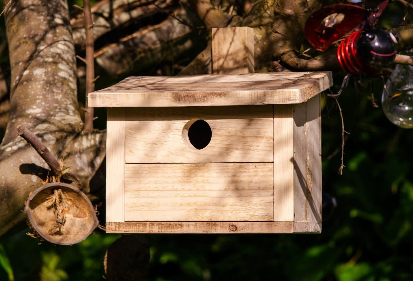 Rustic Handmade Wooden Birdhouse