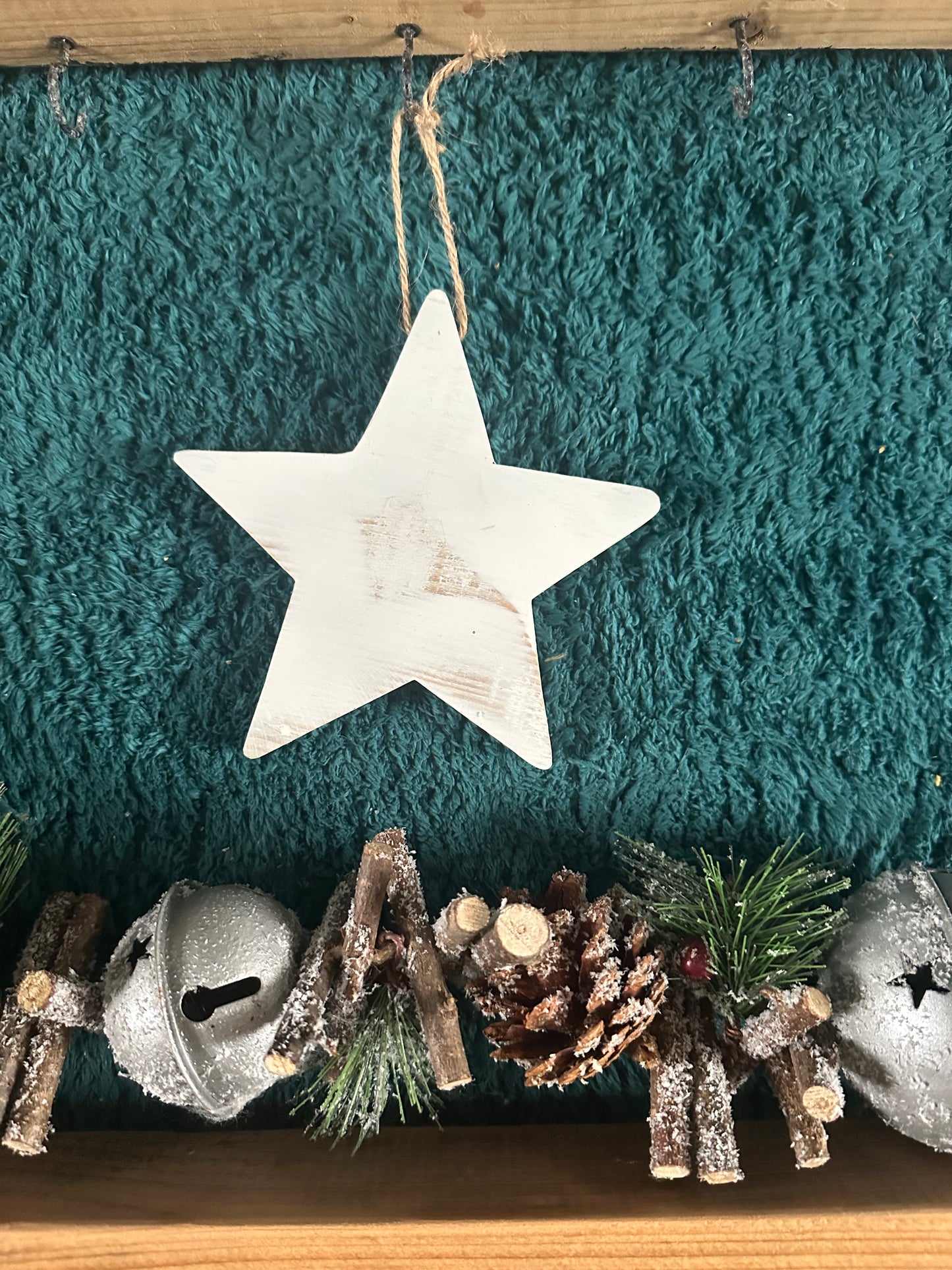 Rustic Wooden Hanging Stars