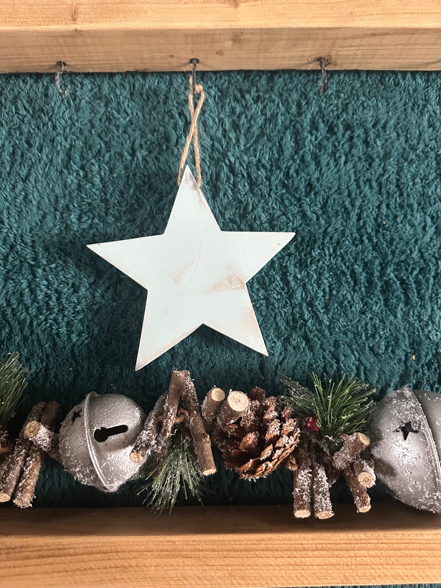 Rustic Wooden Hanging Stars